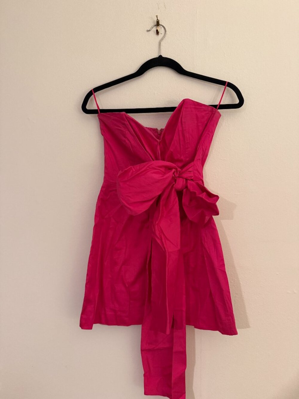 french connection hot pink mini dress